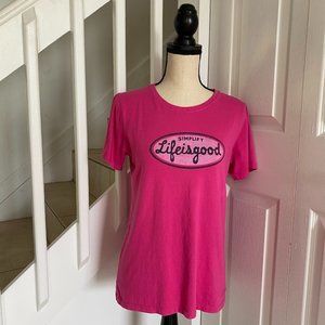 Life Is Good Pink Top